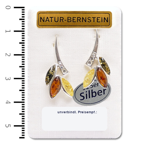 90256 Bernstein Ohrstecker Multicolor 90256 Bernstein Ohrstecker Multicolor