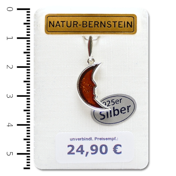 90312 Anhänger Mond, cognac