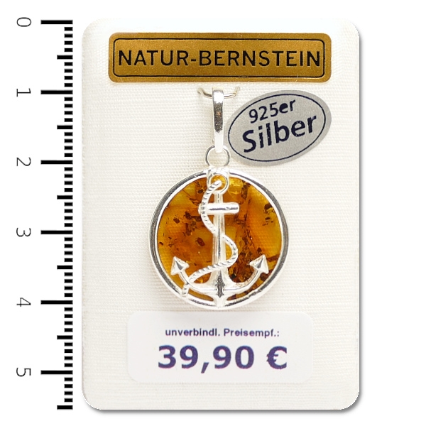 90422 Anhänger Anker, cognac