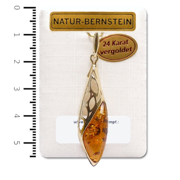 90467 Anhänger Silber vergoldet