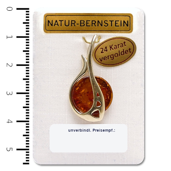 90468 Anhänger Silber vergoldet