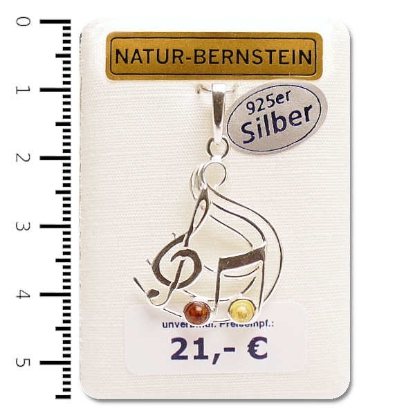 90570 Notenschlüssel und Note auf Notenzeile