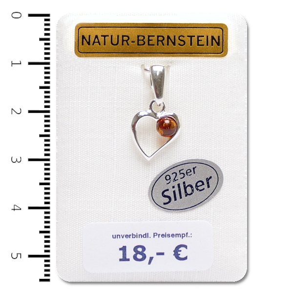 90613 Anhänger Herzrahmen "S"