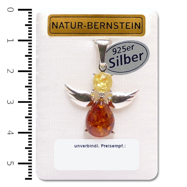 90631 Engel mit Silber-Flügel