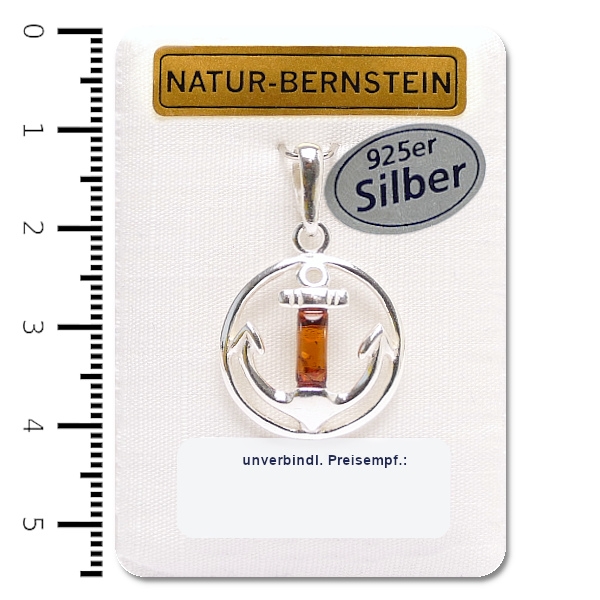 90919 Anhänger Anker, cognac