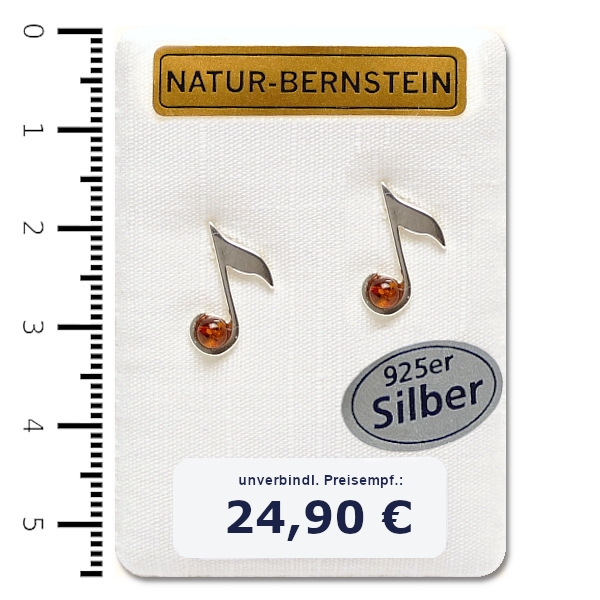 90972 Ohrstecker Achtelnote