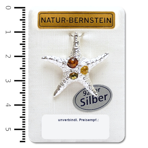 90975 Anhänger Seestern, multicolor