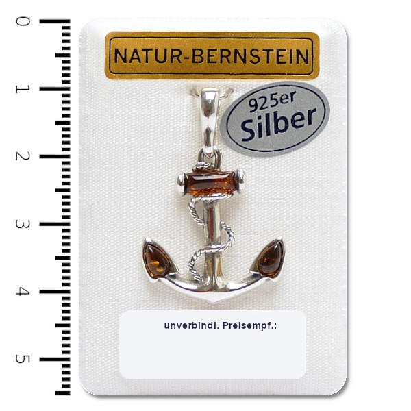 90978 Anhänger Anker, cognac