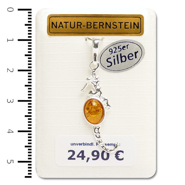 AN17 Anhänger Seepferd, cognac