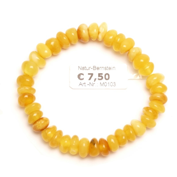 Kinder-Armband 'Linse' milchig