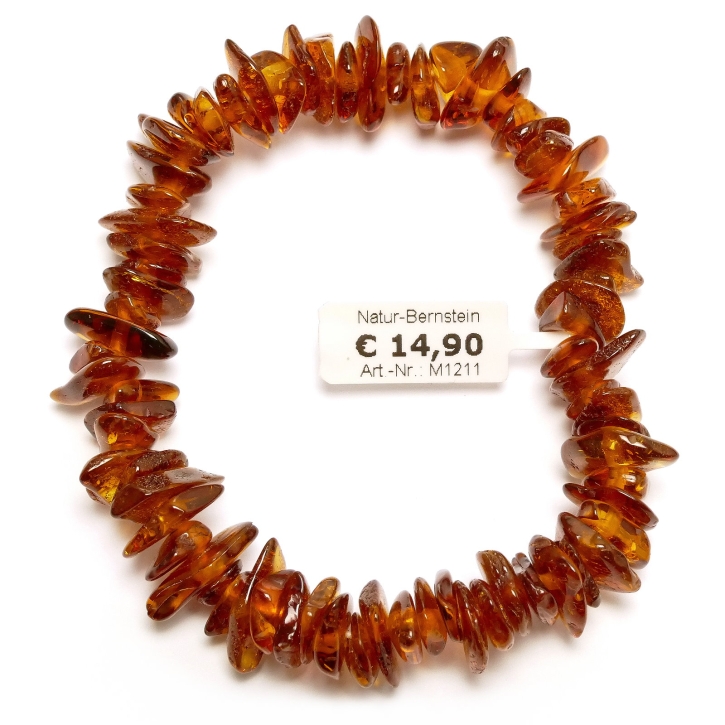 Chips-Armband 'M' cognac