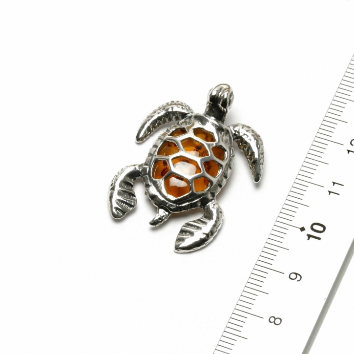Individueller Silber-Schildkröte-Anhänger