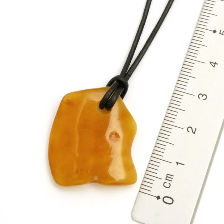 V18-41 Bernstein-Tropfen, milchig