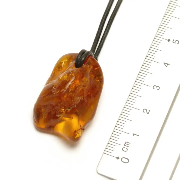 V26-35 Bernstein-Tropfen, cognac