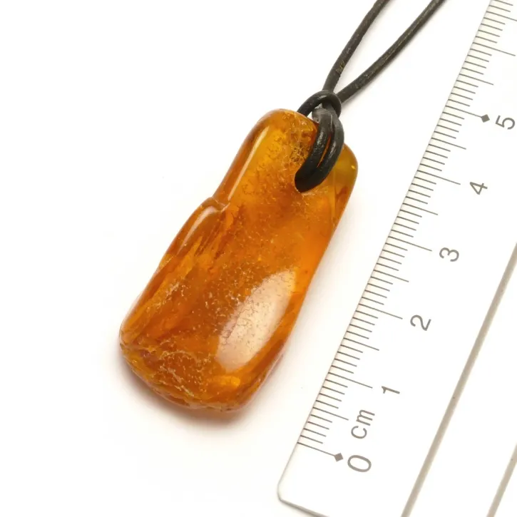 V26-39 Bernstein-Tropfen, cognac